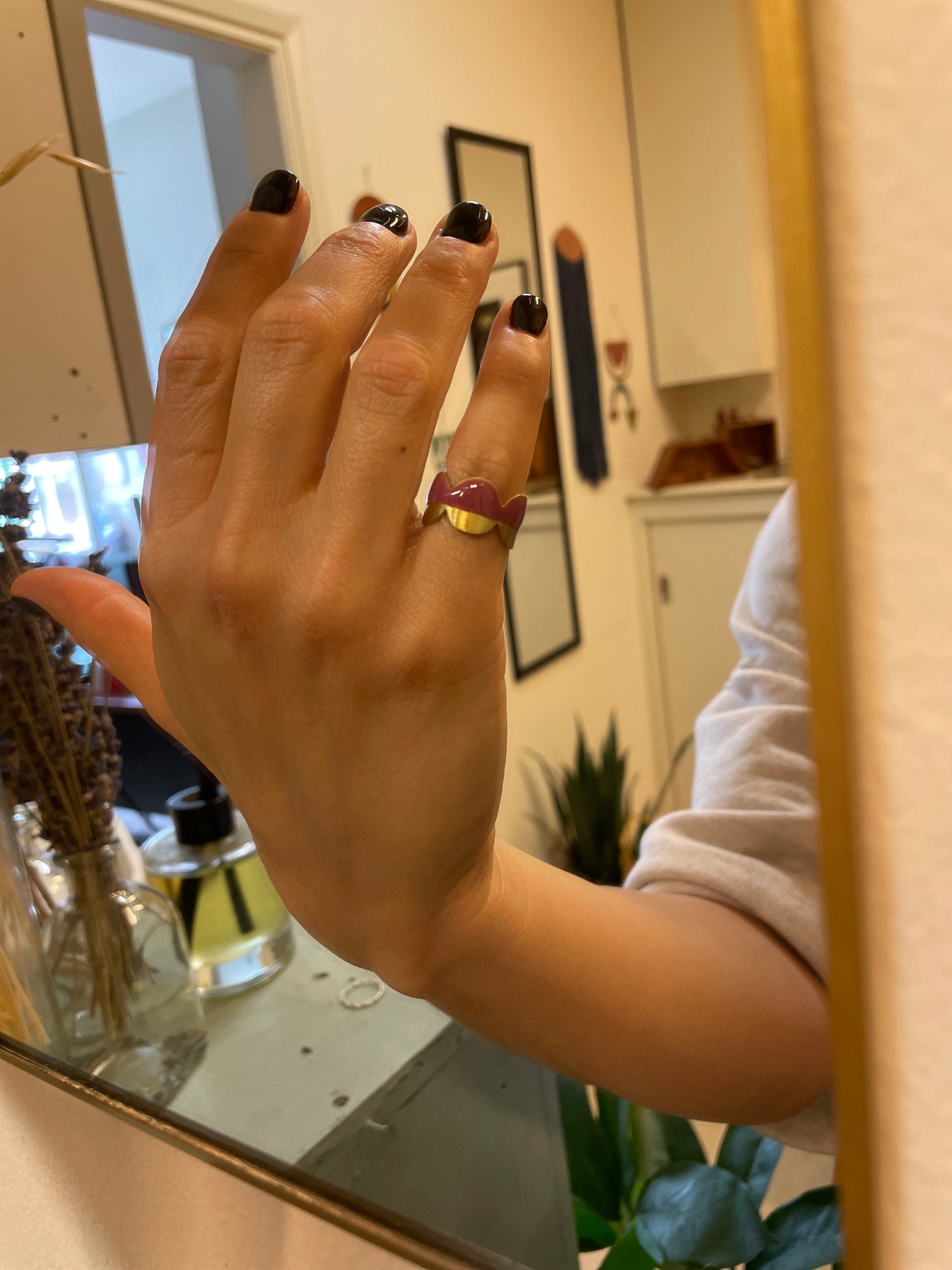 Brass with resin | Calmness Ring - CURIUDO