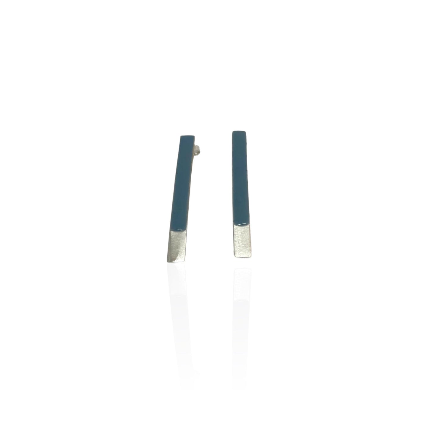 Earrings with resin | Lines Earrings - CURIUDO
