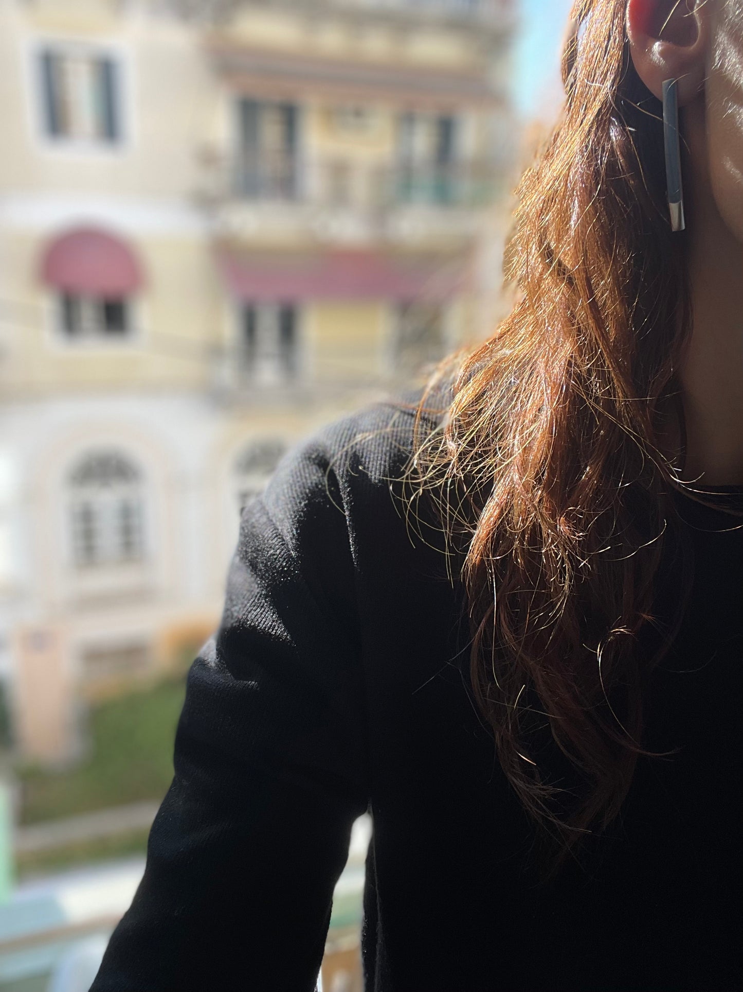 Earrings with resin | Lines Earrings - CURIUDO