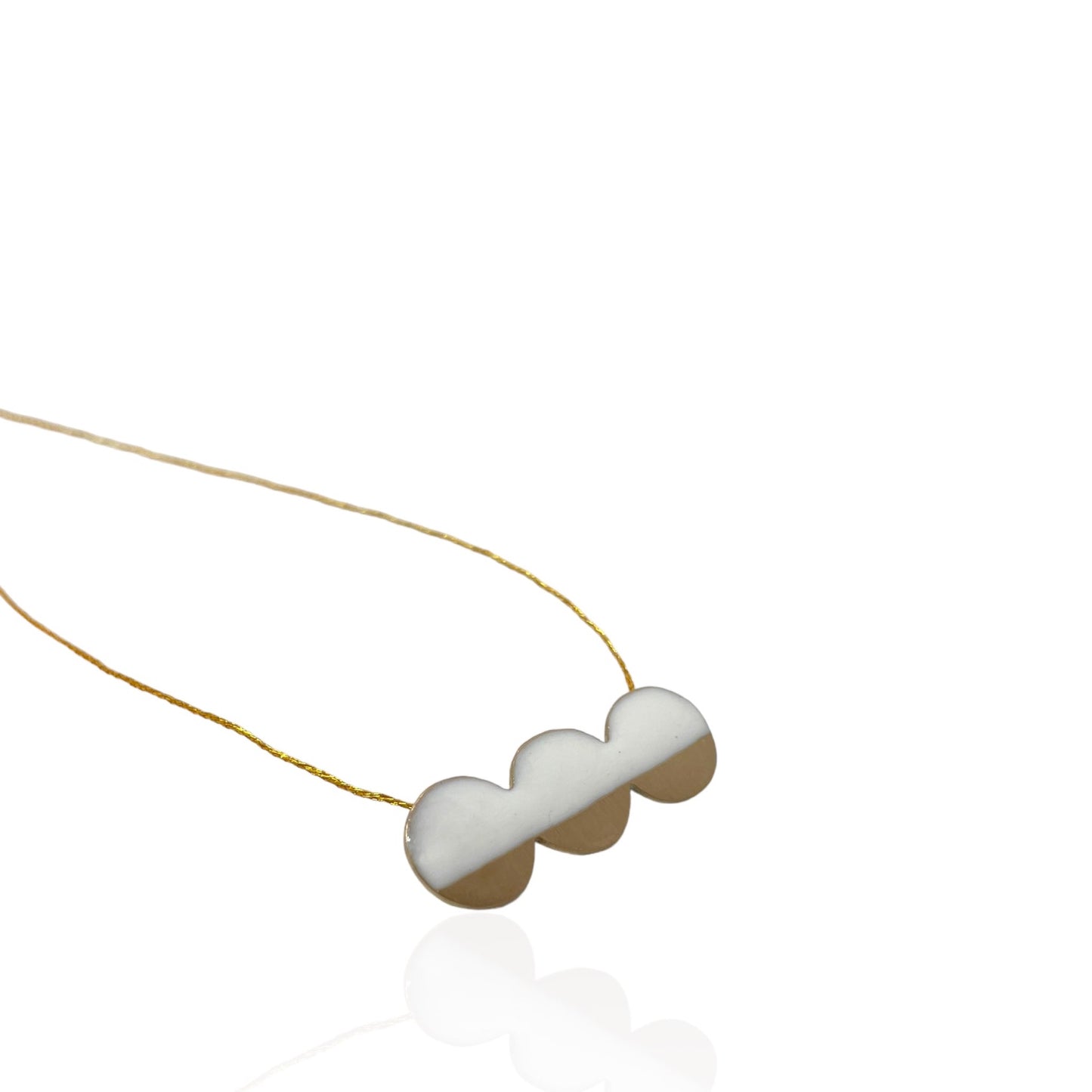 Brass necklace with resin | Calmness Necklace