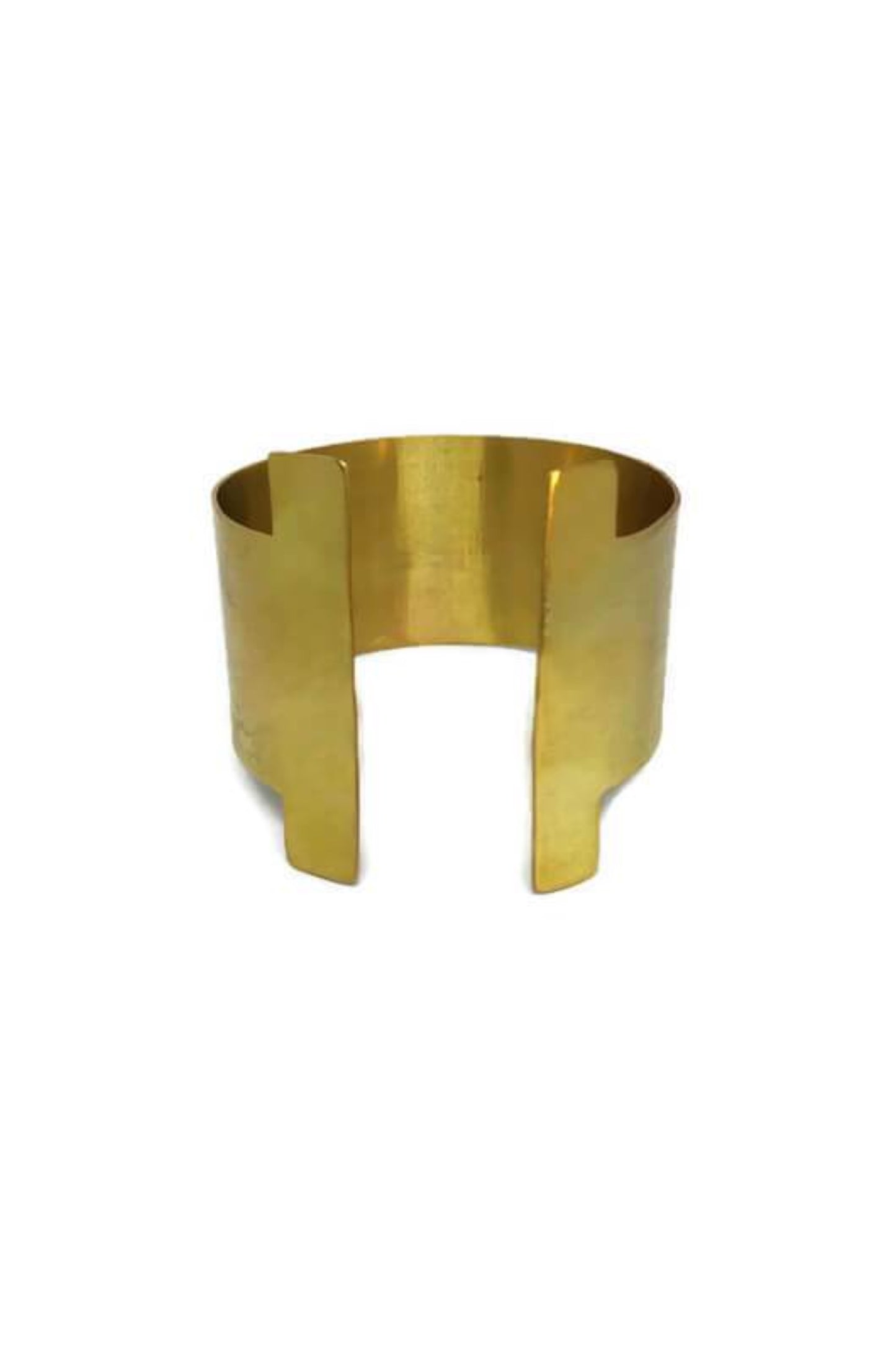 Brass cuff bracelet | Yellow Apenanti Bracelet - CURIUDO