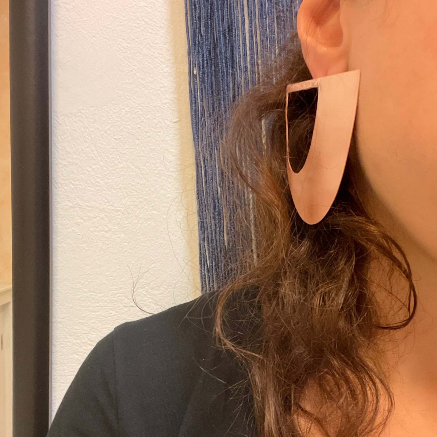 Copper earrings | Rose Drops Earrings - CURIUDO