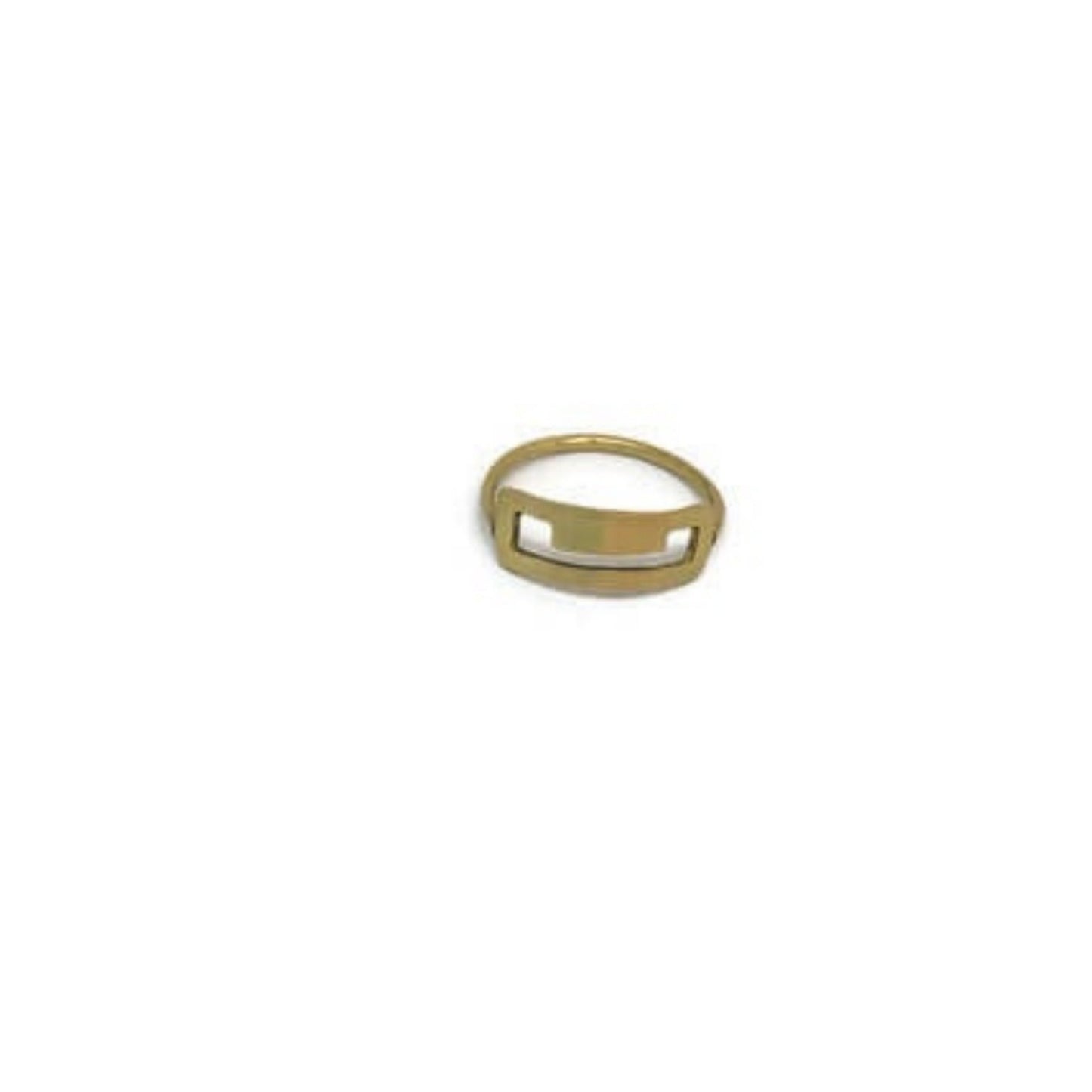 Brass ring | Yellow Internal Ideas Ring - CURIUDO