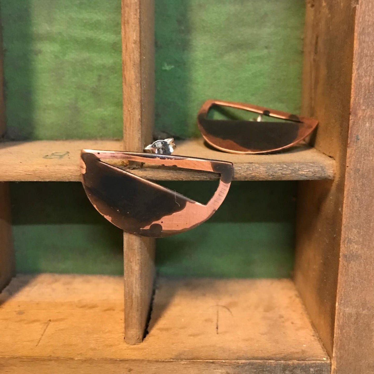 Rose - Black Moonset Earrings