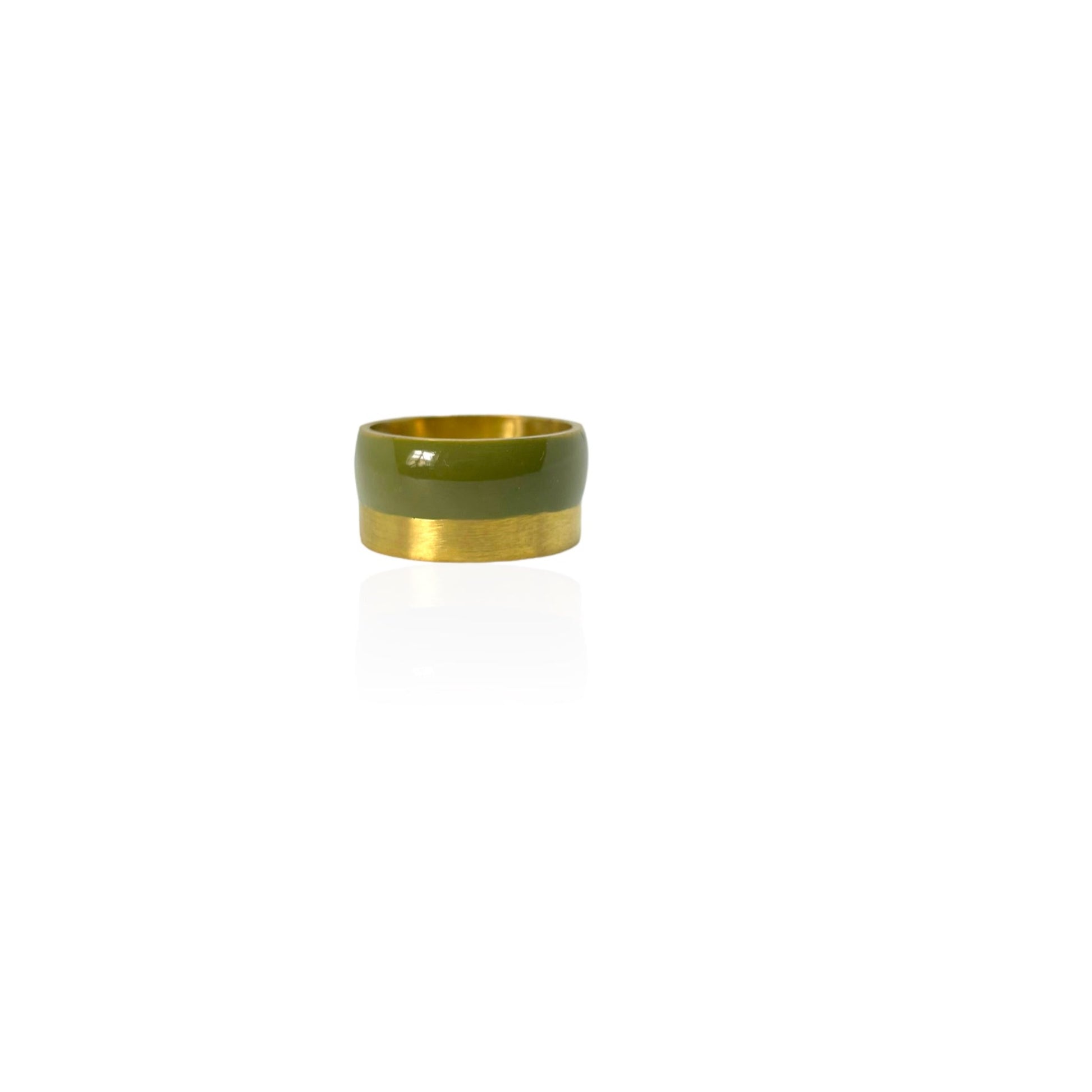 Brass with resin | Stillness Ring 