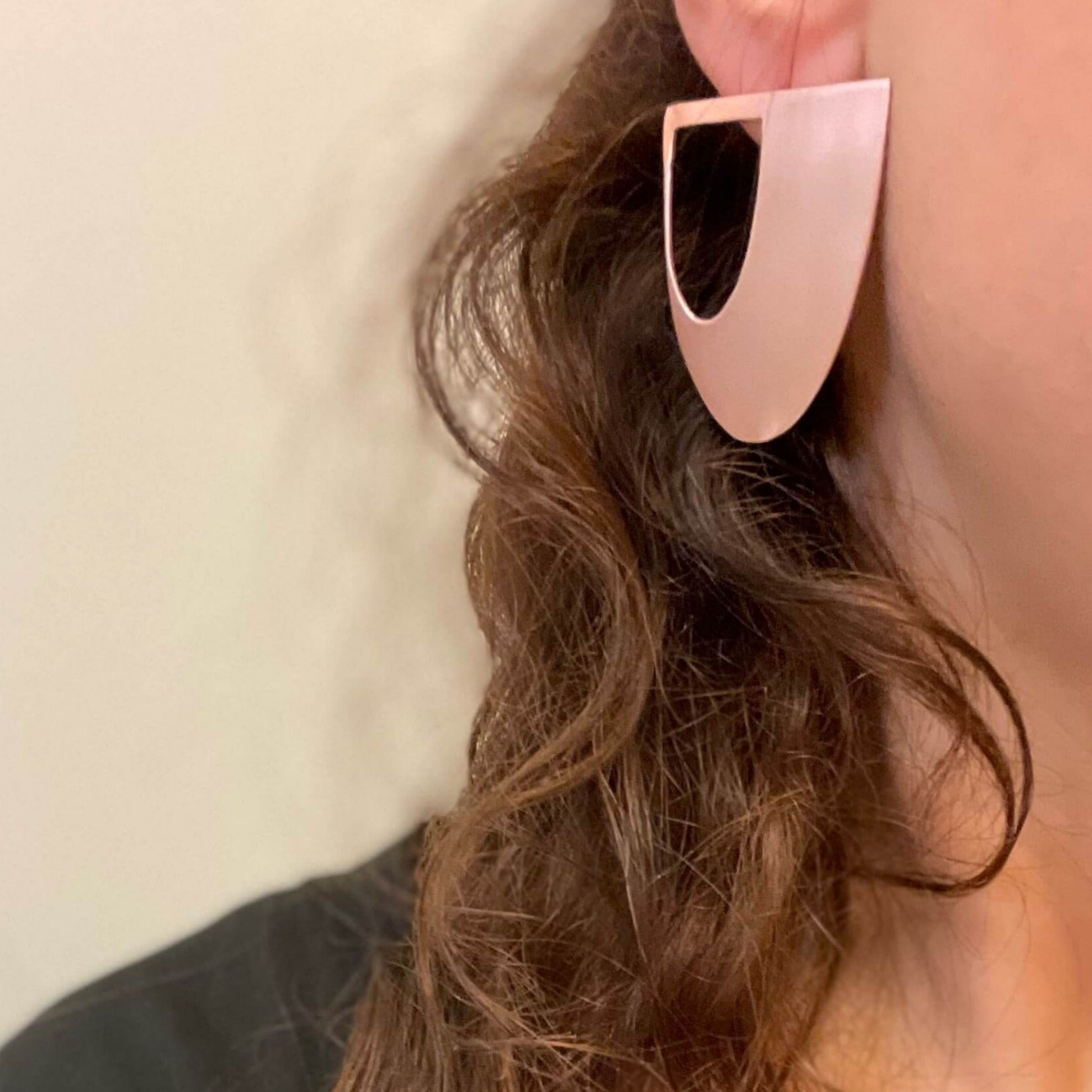 Copper earrings | Rose Drops Earrings - CURIUDO