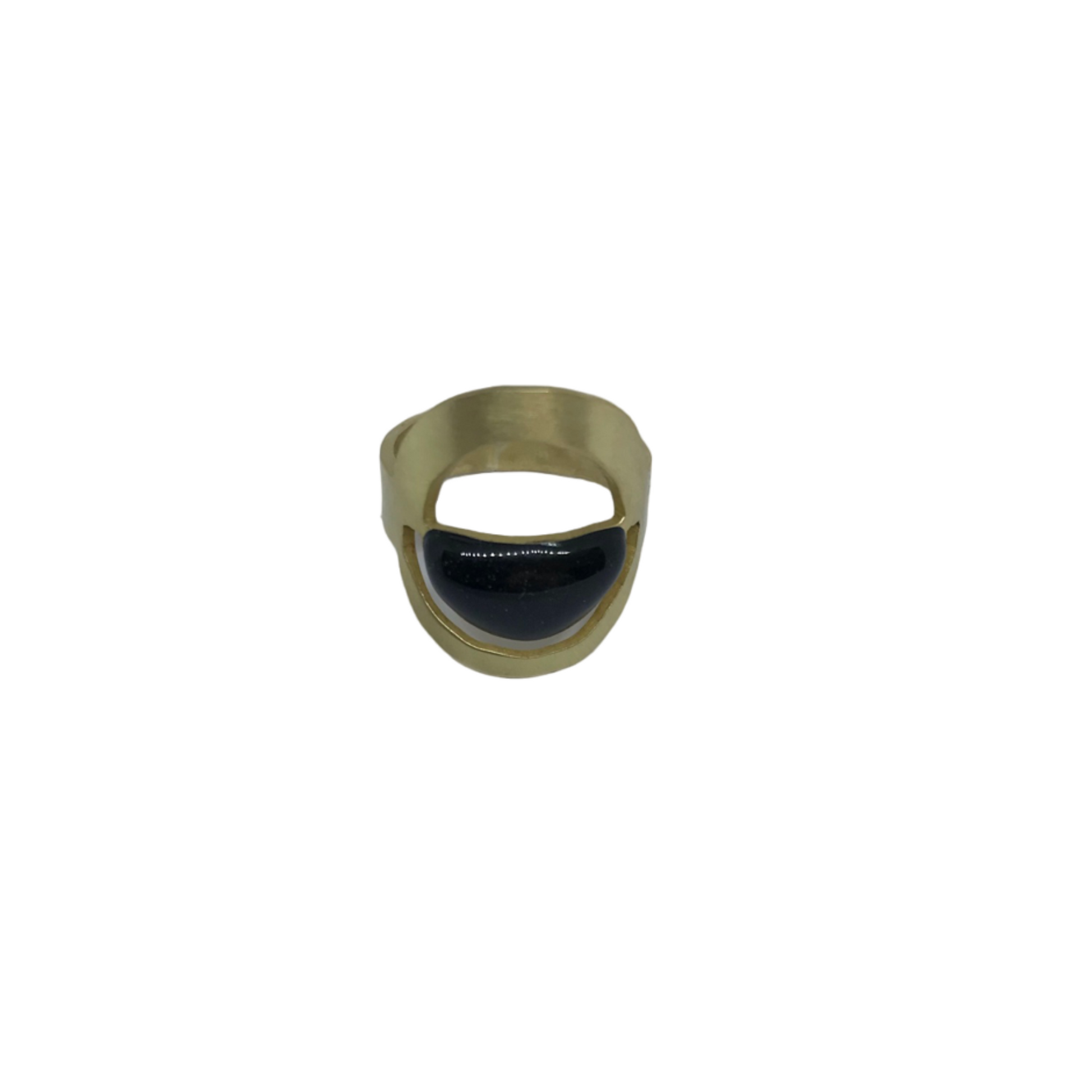 Brass ring with resin | Allure Ring - CURIUDO