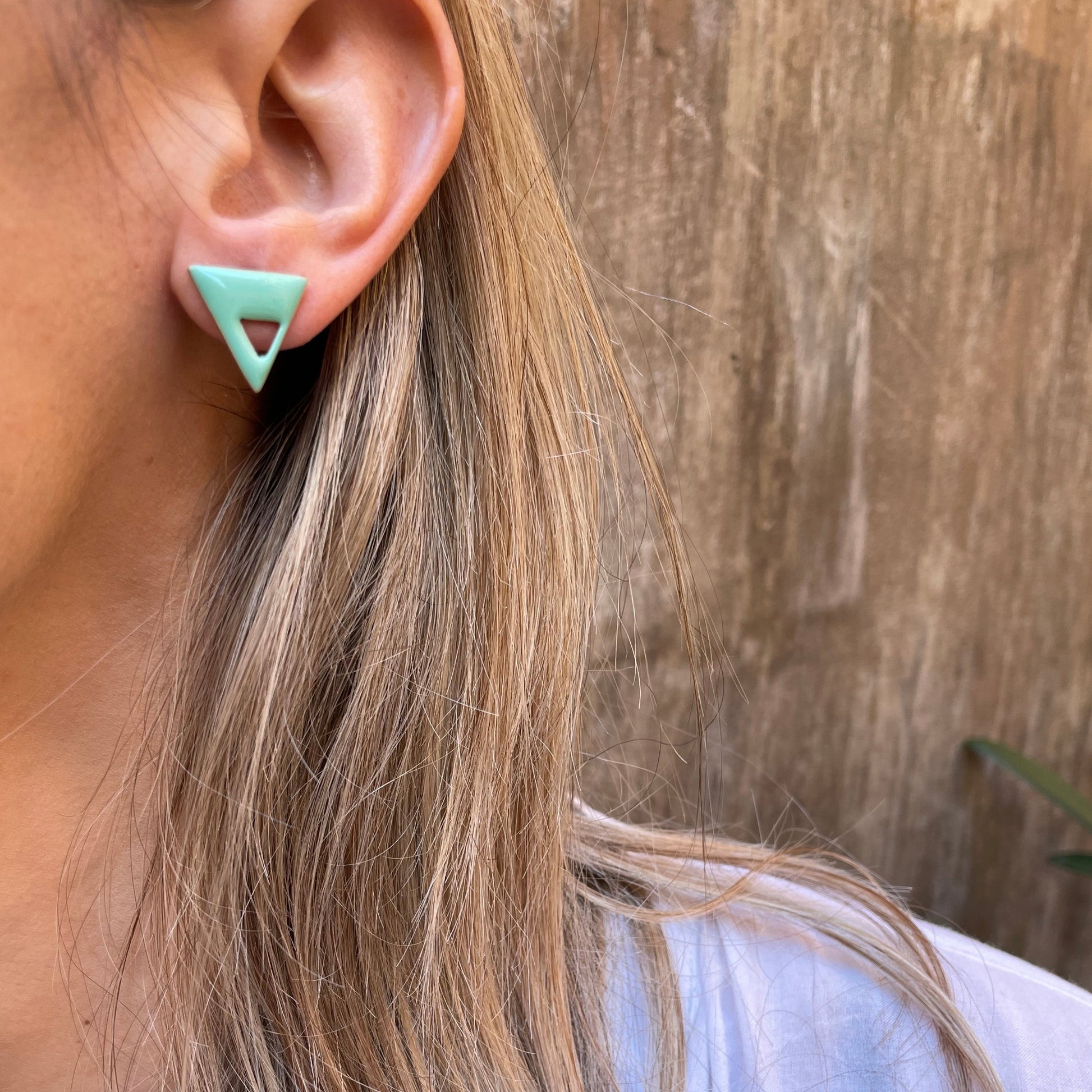 Earrings with resin | Koan Earrings - CURIUDO